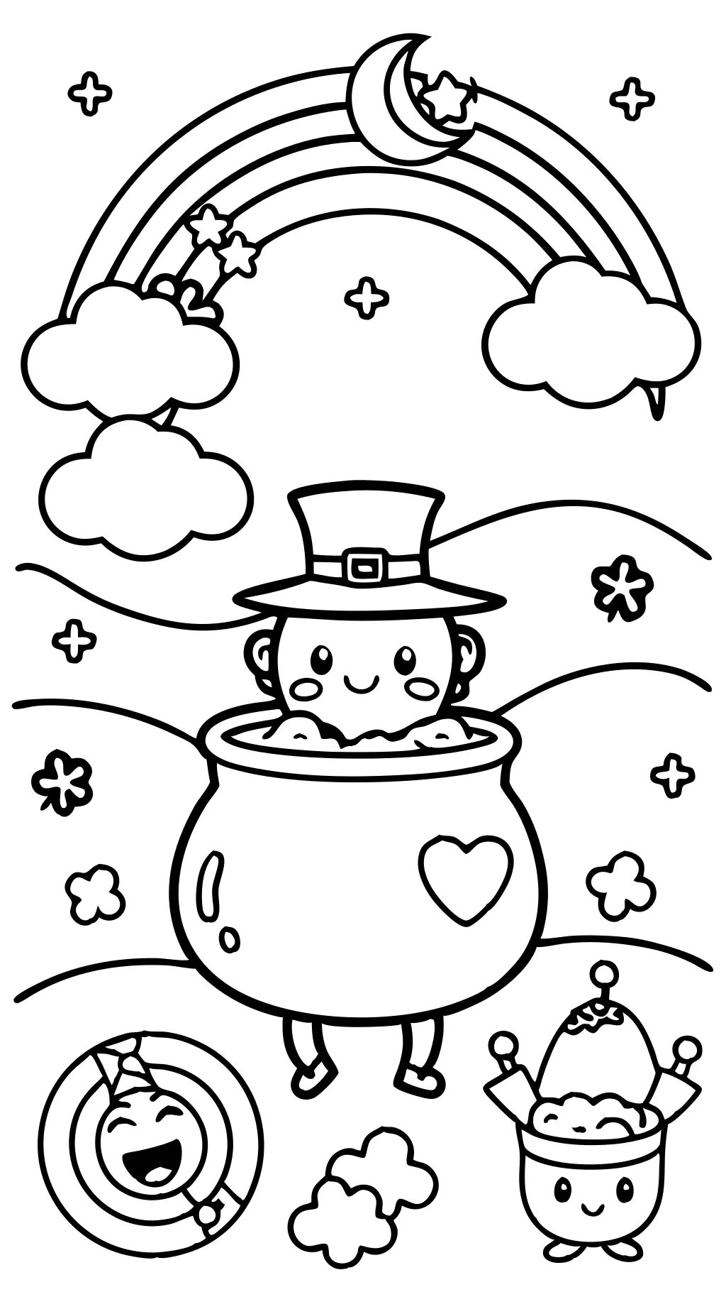 coloriages gratuits de la Saint-Patricks